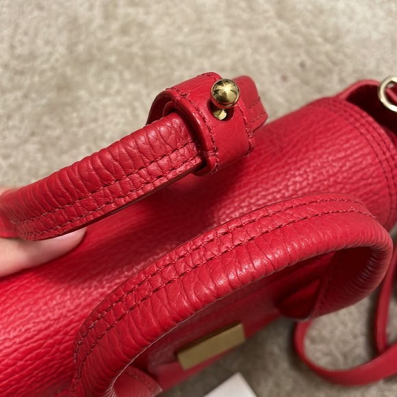 3.1 Phillip Lim Pashli Mini Satchel Red - Picture 2 of 7
